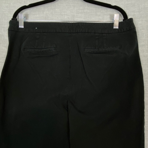 Talbots Chatham Ankle Pants Sz 16 Black Side Zipper - Picture 4 of 9